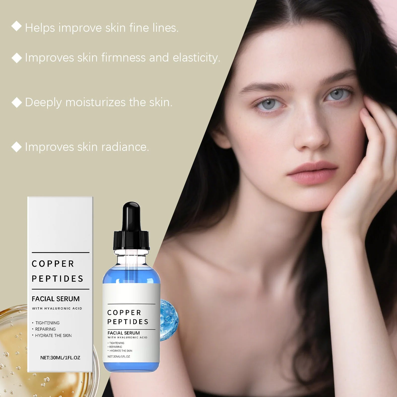 DermBlue – GHK-Cu Copper Peptide Facial Serum