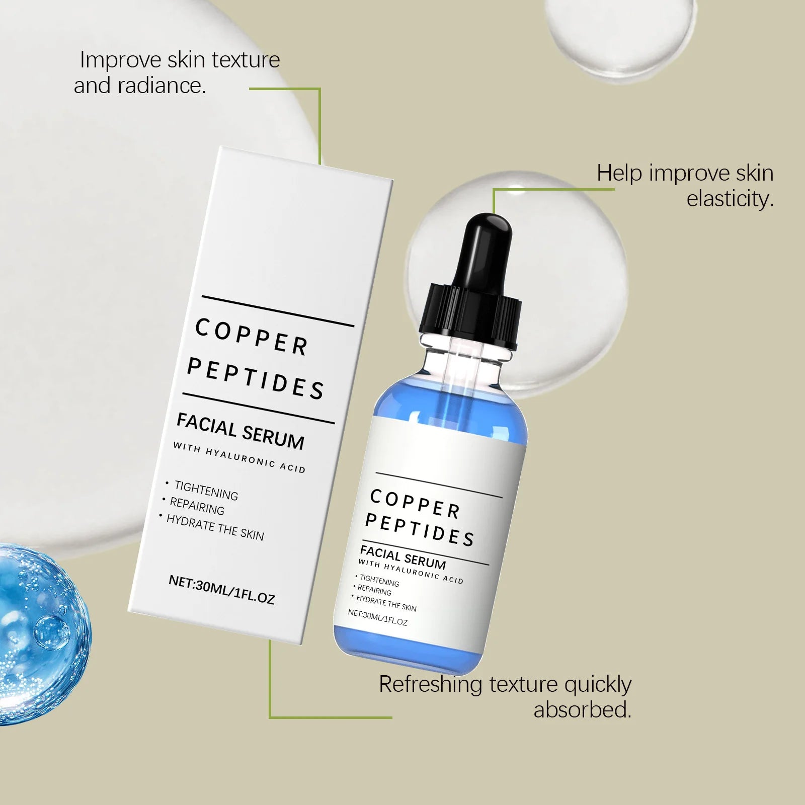 DermBlue – GHK-Cu Copper Peptide Facial Serum